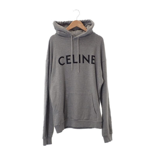 Celine Loose Hoodie Size S 2y321670q.09gb Hoodie Cotton Gray Mens [AB Rank