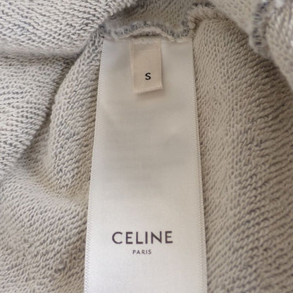 Celine Loose Hoodie Size S 2y321670q.09gb Hoodie Cotton Gray Mens [AB Rank