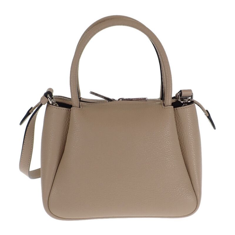 Prada Mini Handbag 1ba362_2dkv_f02yp 2WAY Bag Leather Sand Silver Hardware