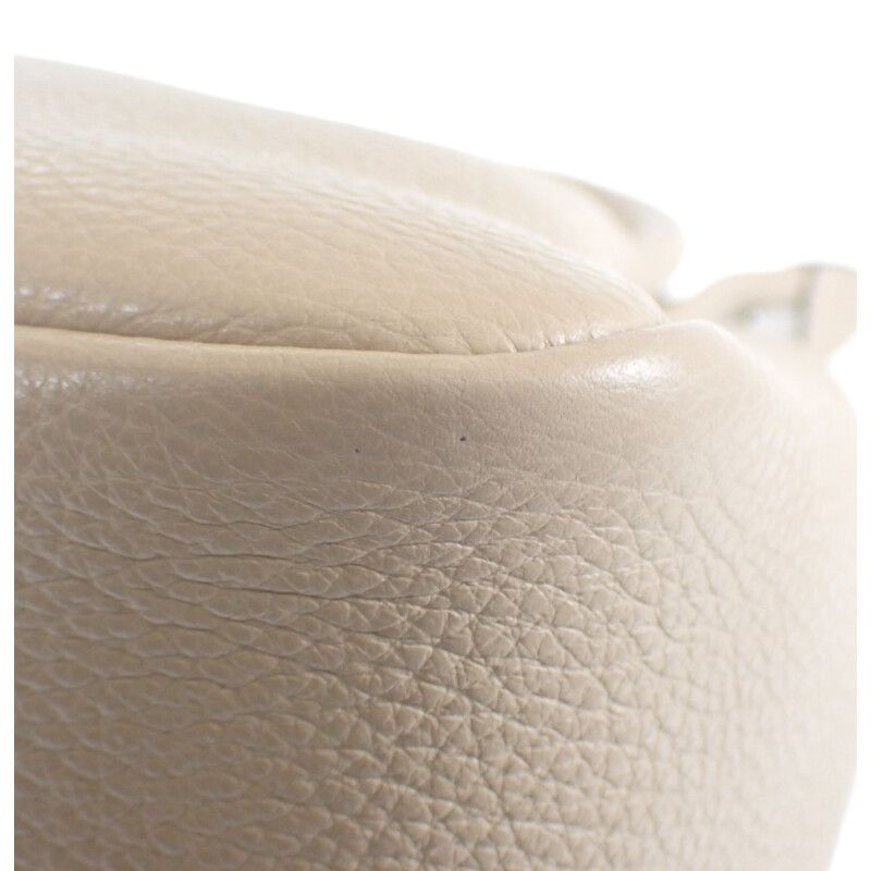 Prada Mini Handbag 1ba362_2dkv_f02yp 2WAY Bag Leather Sand Silver Hardware