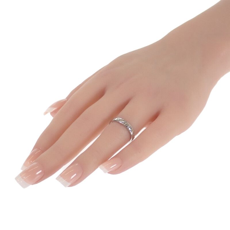 Chanel Chocolat 9.5 Ring Pt950 Platinum #50 Ladies Chocolate Bar [grade A