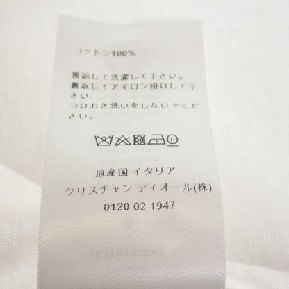 Christian DIOR Logo Size S 143t04a4043_x0200 Short Sleeve T-shirt Cotton White