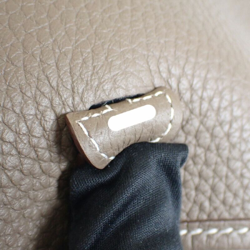 Hermes Evelyn TPM Shoulder Bag Taurillon Clemence Etoupe Beige Blue Indigo