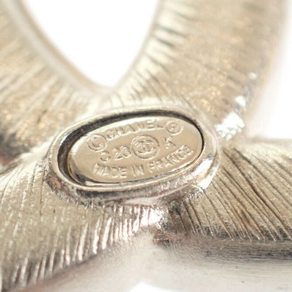 Chanel Coco Mark Brooch Metal Crystal Gold Black Ladies [rank A