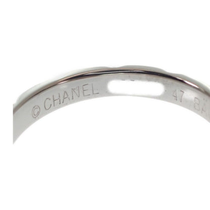 Chanel Matelasse Marriage Ring J2820 Pt950 Platinum Rings Ladies Size 7 47