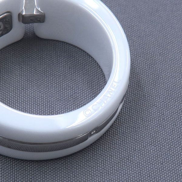 Chanel Ultra Diamond Ring /large Model #55 (size Near 14) [none Fee Gift