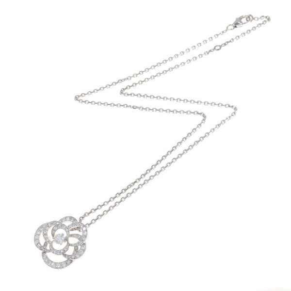 Chanel Camellia Collection Diamond Necklace /medium Model 36or 39.5cm (15.55in)