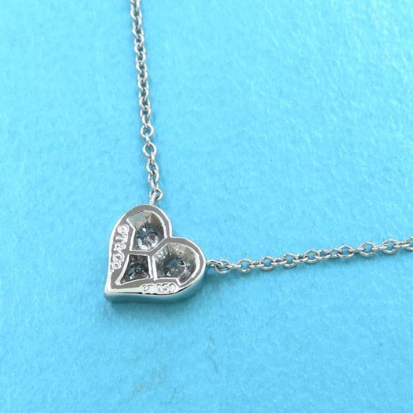 Tiffany & Co Sentimental Heart Necklace / Diamond 3P [none Fee Gift Wrapping]