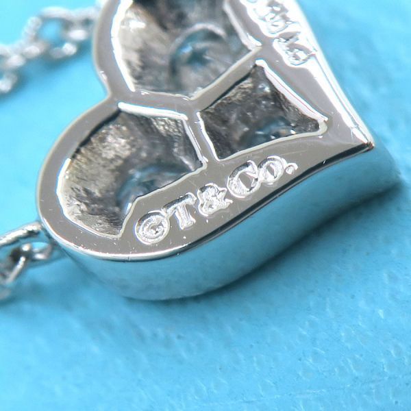 Tiffany & Co Sentimental Heart Necklace / Diamond 3P [none Fee Gift Wrapping]