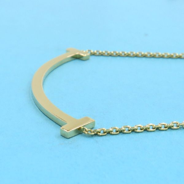 Tiffany & Co T-smile Necklace / Medium [none Fee Gift Wrapping] [grade A