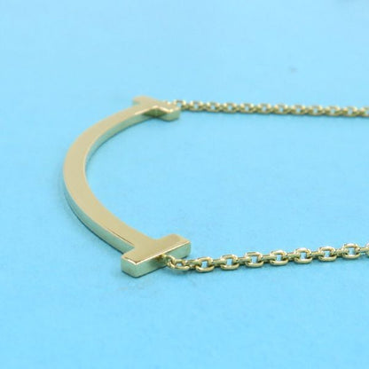Tiffany & Co T-smile Necklace / Medium [none Fee Gift Wrapping] [grade A