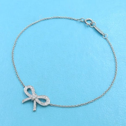 Tiffany & Co Bow Diamond Bracelet [none Fee Gift Wrapping] [grade A