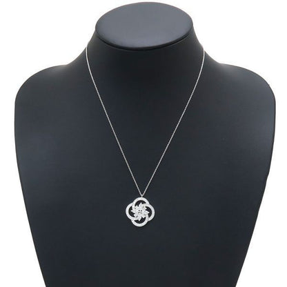 Tiffany & Co Victoria Cluster Diamond Necklace / Large [none Fee Gift Wrapping]