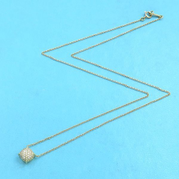 Tiffany & Co Sugar Stack Necklace / Diamond [none Fee Gift Wrapping] [grade A