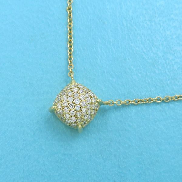 Tiffany & Co Sugar Stack Necklace / Diamond [none Fee Gift Wrapping] [grade A