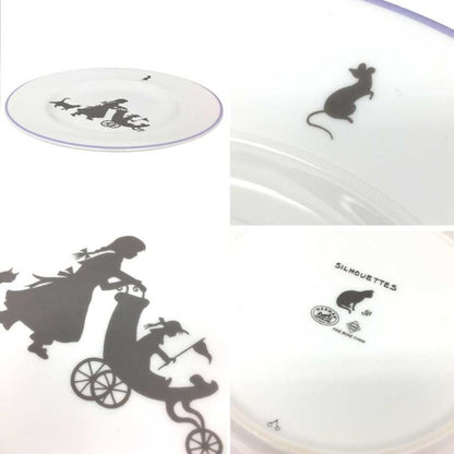 Hermes Silhouettes Silhouette Dessert Plate 20cm (7.87in) Tableware Unused
