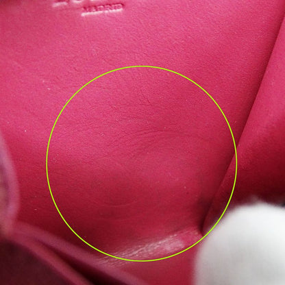 Loewe Wallet Women's Brand Anagram Coin Case Leather Pink L-shape Zipper Mini