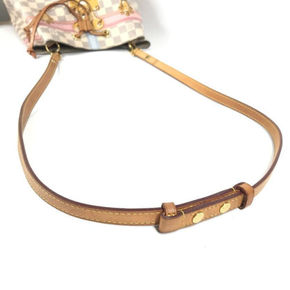 Louis Vuitton Shoulder Bag Neonoe N41066 Damier Azure Canvas White