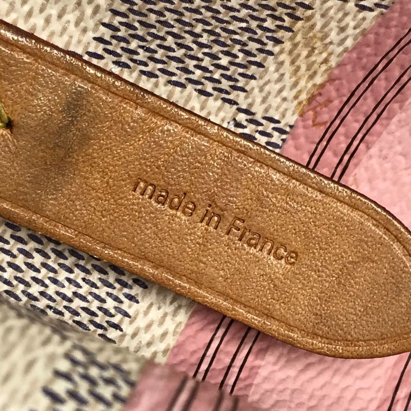 Louis Vuitton Shoulder Bag Neonoe N41066 Damier Azure Canvas White