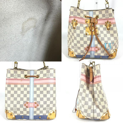 Louis Vuitton Shoulder Bag Neonoe N41066 Damier Azure Canvas White