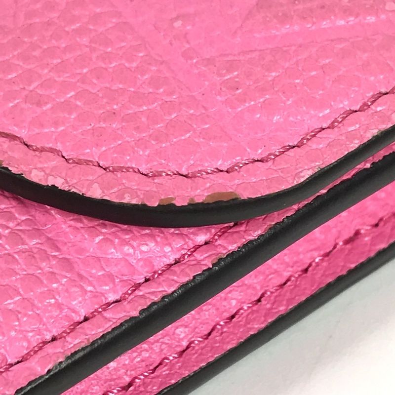 Louis Vuitton Bifold Wallet Porte Monet Rosali M82485 Monogram Empreinte