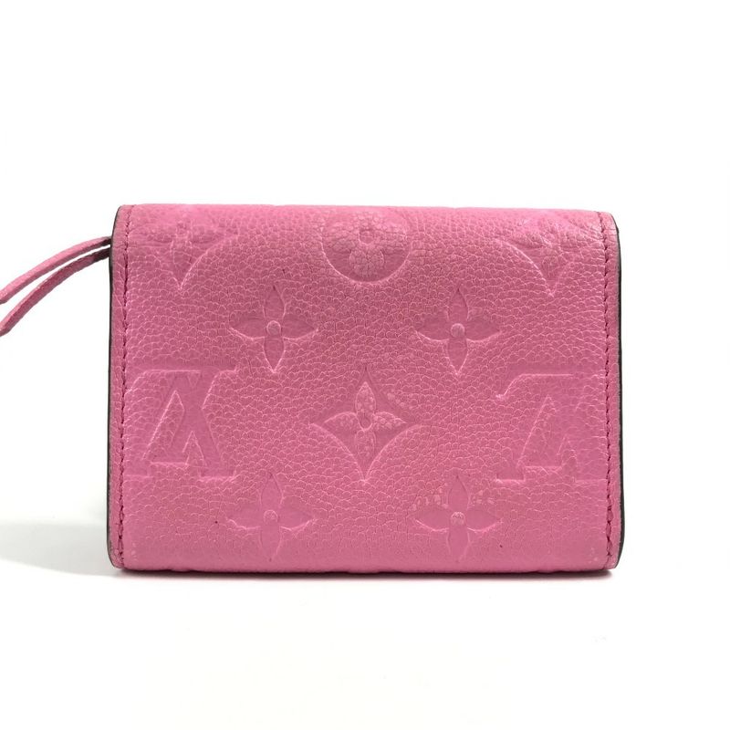 Louis Vuitton Bifold Wallet Porte Monet Rosali M82485 Monogram Empreinte
