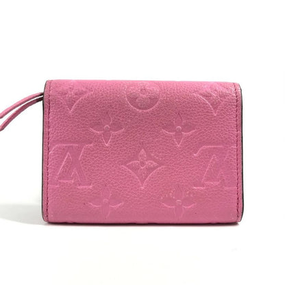 Louis Vuitton Bifold Wallet Porte Monet Rosali M82485 Monogram Empreinte