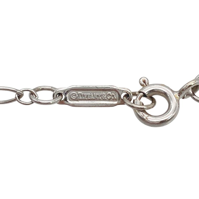 Tiffany & Co Tiffany & Co Oval Link Chain Necklace 18K White Gold 3.3g White