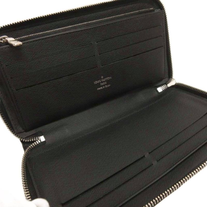 Louis Vuitton N60111 Zippy Organizer NM Damier Graphite Long Wallet Round