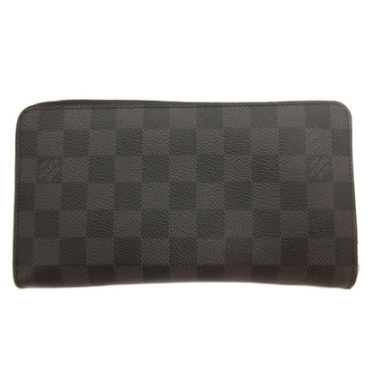 Louis Vuitton N60111 Zippy Organizer NM Damier Graphite Long Wallet Round