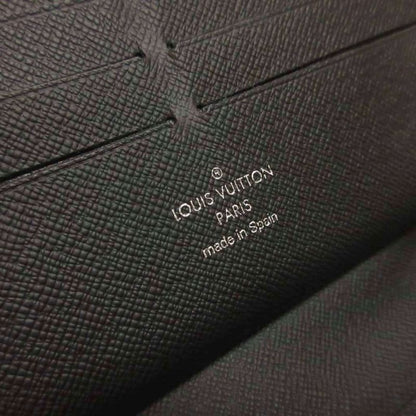 Louis Vuitton N60111 Zippy Organizer NM Damier Graphite Long Wallet Round