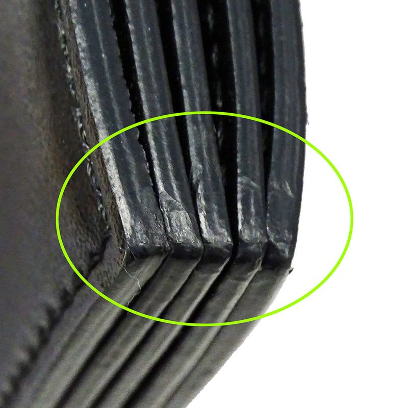 Fendi Card Case Women Men Brand Leather Black Card Holder Business None Simple