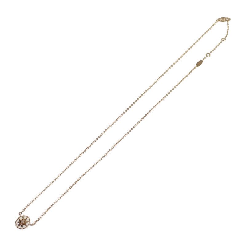 Christian DIOR Rose Devan Jrdv95137 Necklace 18K Yellow Gold Yellow Gold