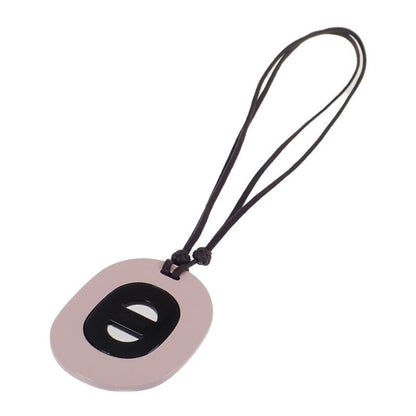 Hermes Fidelio Villages GM Large Necklace Buffalo Horn Lacquerwood Pink Women's
