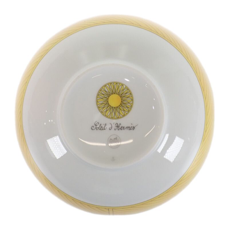 Hermes Soleil De Hermes Large Bowl 046083p Tableware Porcelain Plate Bowl Sarah