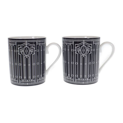 Hermes ASHE DECO Pair Of Cups Set Of 2 Tableware Western Tableware Mugs Cups