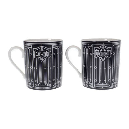 Hermes ASHE DECO Pair Of Cups Set Of 2 Tableware Western Tableware Mugs Cups