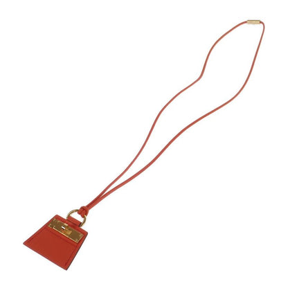 Hermes Monpty Kelly PM Necklace Swift Oranje Poppy Orange Ladies Gift Stylish