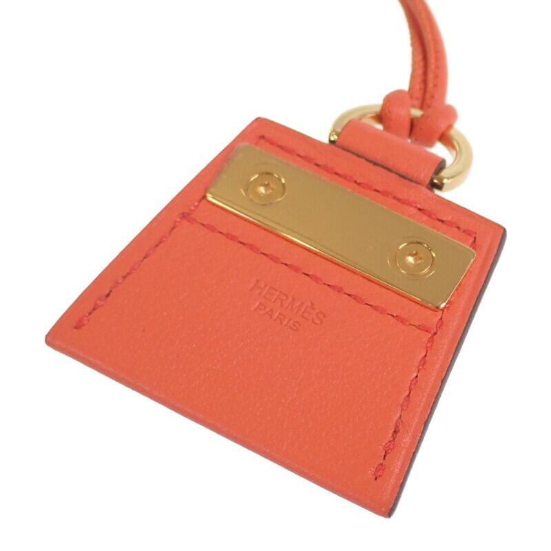 Hermes Monpty Kelly PM Necklace Swift Oranje Poppy Orange Ladies Gift Stylish