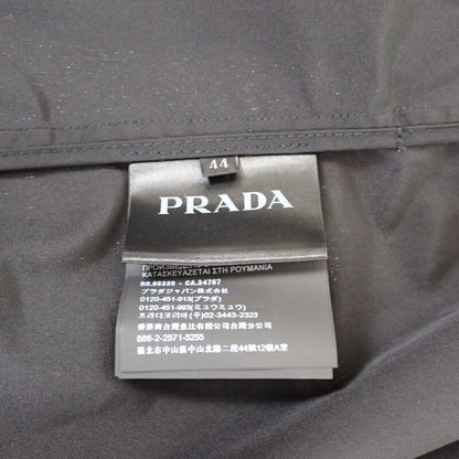 Prada Long Coat 44 291367_s181_043 Trench Coat Cotton Polyester Black Men Women