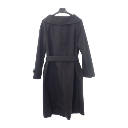 Prada Long Coat 44 291367_s181_043 Trench Coat Cotton Polyester Black Men Women