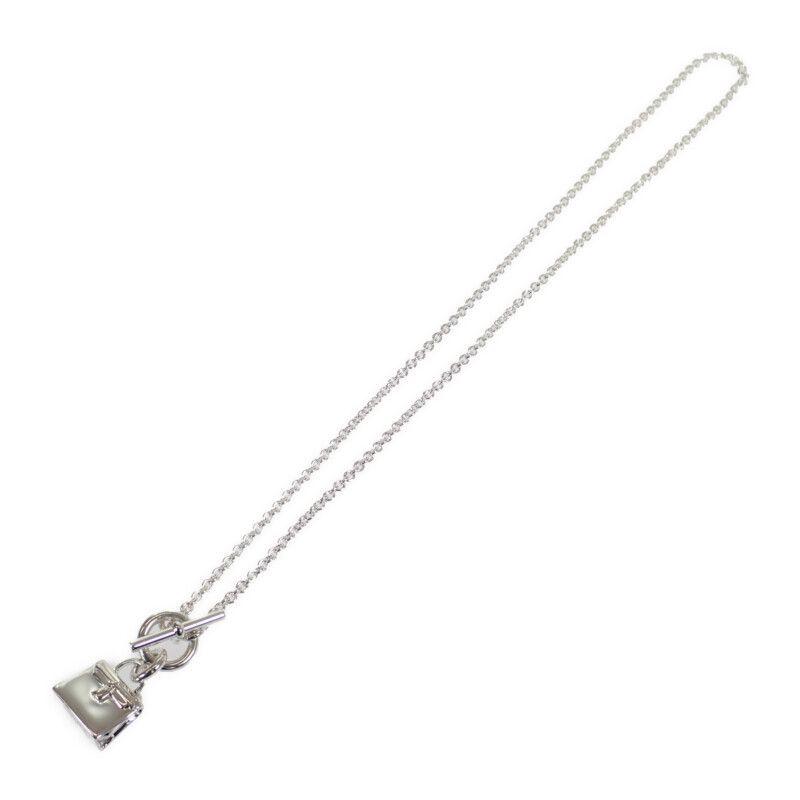 Hermes Amulet Kelly H121325b00 Necklace Silver 925 Men's Women's [grade A