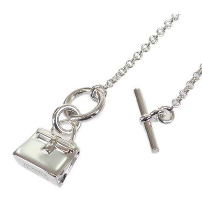 Hermes Amulet Kelly H121325b00 Necklace Silver 925 Men's Women's [grade A