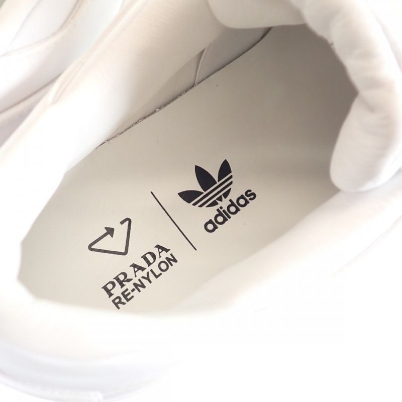 Prada Adidas Re-nylon Forum Low Cut 2eg390 Sneakers Nylon White Mens [SA Rank