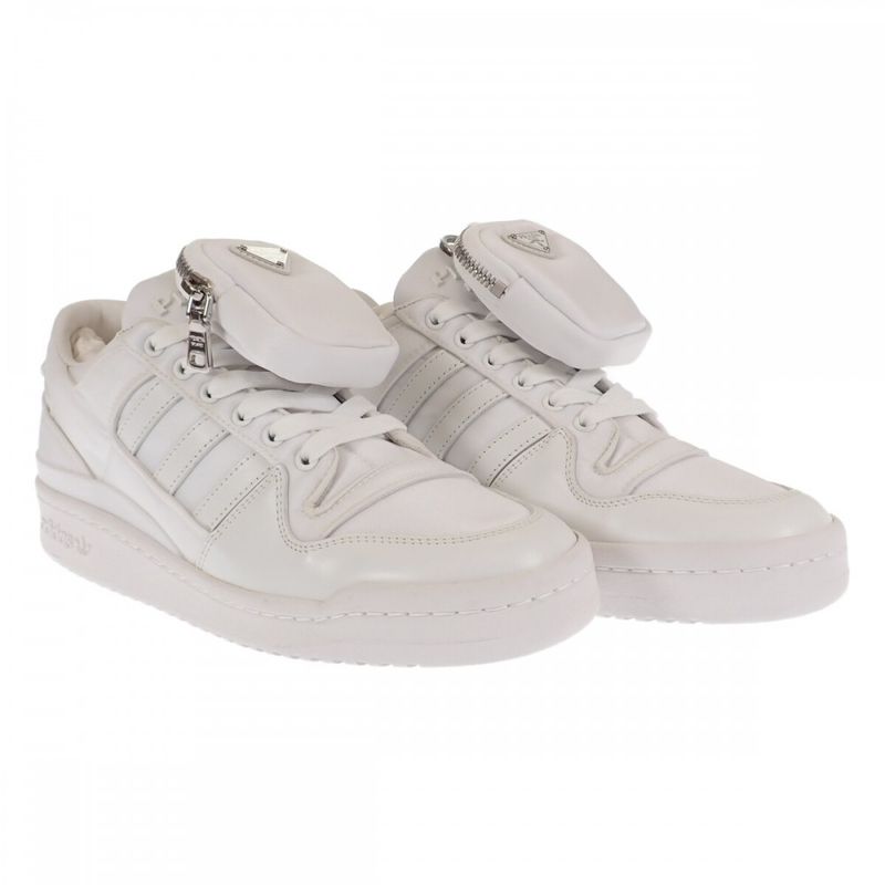 Prada Adidas Re-nylon Forum Low Cut 2eg390 Sneakers Nylon White Mens [SA Rank