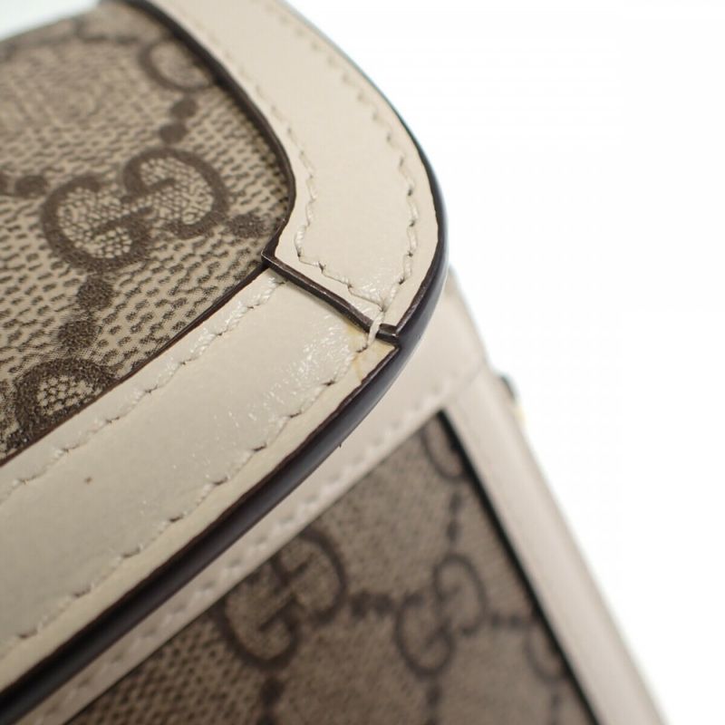Gucci Horsebit 1955 602204_92tcg_9761 Shoulder Bag GG Supreme Beige Gold Ladies