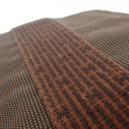 Hermes Her Line Pochette Shoulder Bag Canvas Brown Ladies Men's [AB Rank]