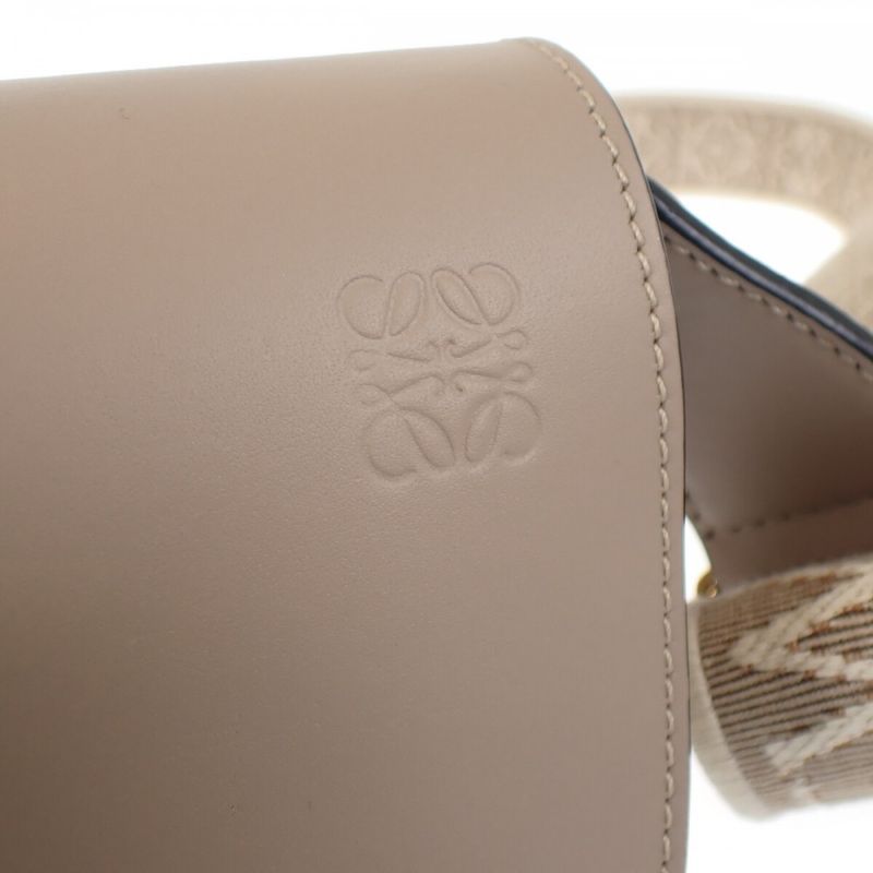 Loewe Gate Dual Bag Mini A650n46x13 Shoulder Bag Soft Calfskin Sand Ladies
