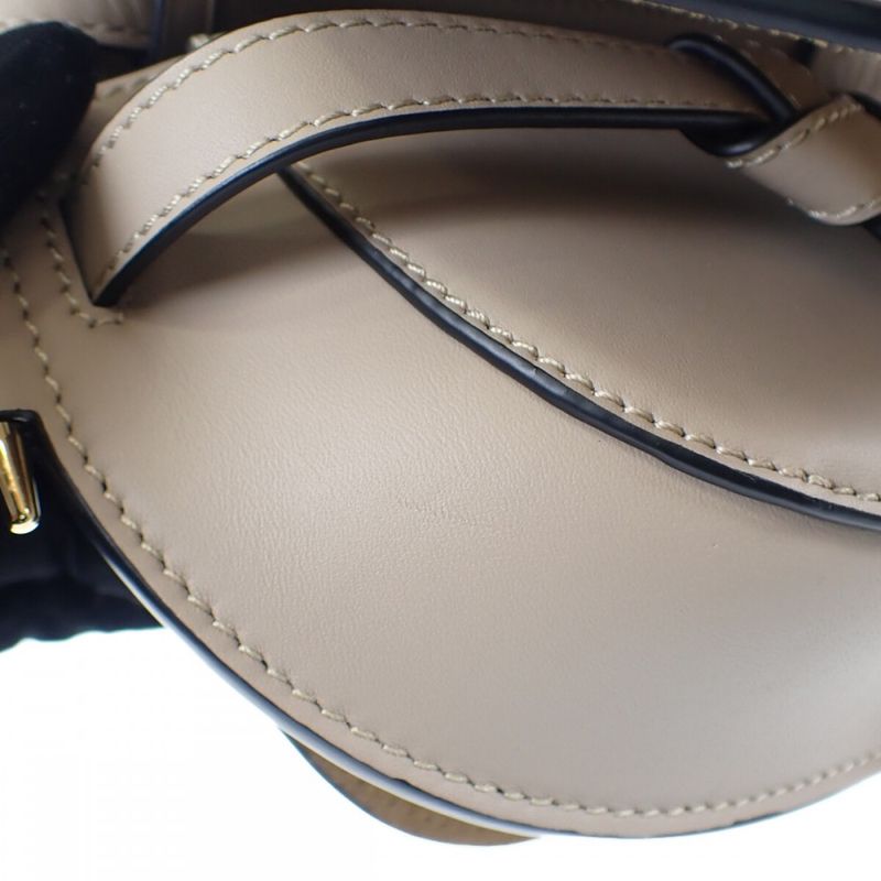 Loewe Gate Dual Bag Mini A650n46x13 Shoulder Bag Soft Calfskin Sand Ladies