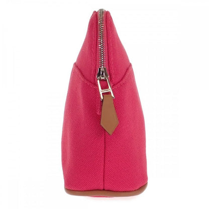Hermes Bolide Mini 20 Pouch Canvas Leather Pink Ladies [AB Rank